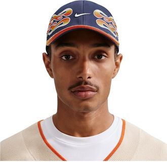 Nike Club Semi-Structured OG Flame Cap Midnight Navy IH9258-410