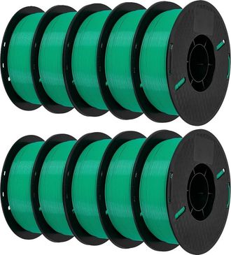 OEM Filamento Para Impresora 3d, Ecol&oacute;gico, Inodoro, De Alta Resistencia, 10 Kg Petg Verde