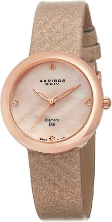 Akribos XXIV Akribos Xxiv Womens Essential Diamond Watch