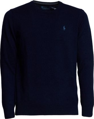 Polo Ralph Lauren Trui met ronde hals - Heren - Ronde hals truien - Blauw - XL - Truien & Vesten
