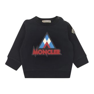 Moncler Joggers - male - Moncler - Kids Sweatshirts - Blue - 12 M - Kids