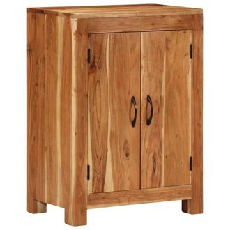 Berkfield Home Sideboard 55x35x75 cm Solid Wood Acacia in Brown | Size: 55 x 35 x 75 cm