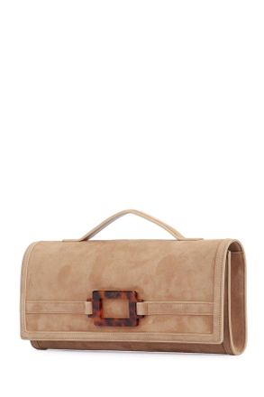 Roger Vivier Womens Belle Vivier Clutch Tabaccochiaro Borse A Mano