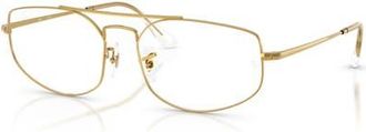 Ray-Ban 56mm Irregular optical glasses in Gold at Nordstrom