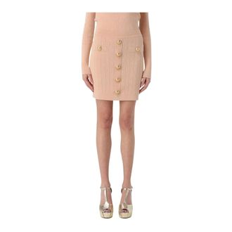 Balmain Mujer, Faldas, Rosa, Talla: S