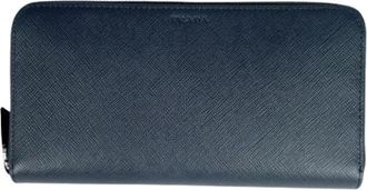 Prada Portafoglio lungo Pre-owned (bi-fold) - - Pre-owned - Donna - Blu - ONE SIZE