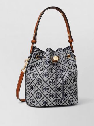 Tory Burch t monogram bucket bag top handle