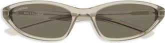 Balenciaga Occhiali da sole cat-eye - Grigio