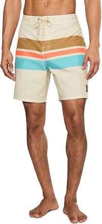 Quiksilver Original Straight Leg 18 Boardshorts Mens Swimwear Bone White : 34, Cotton/Elastane/Polyester