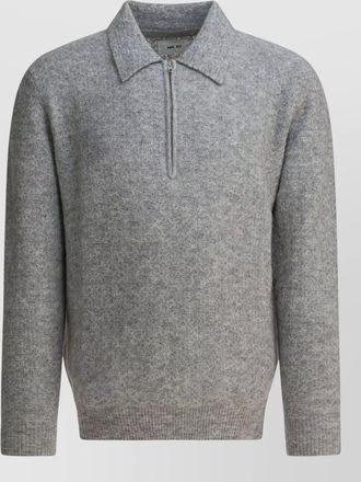Nn.07 alpaca-blend polo sweater