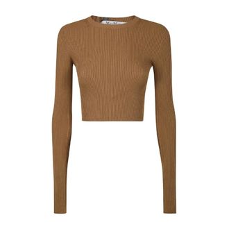 Max Mara Dames, Tops, Bruin, Maat: M Viscose