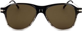 Linda Farrow DRIES VAN NOTEN DVN34 C7 Mens Sunglasses Grey Size 54