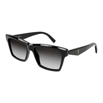 Saint Laurent SL M104 Zonnebril - Dames - Accessoires - Zwart - Maat: 56 MM