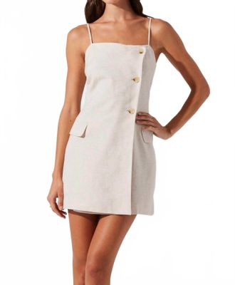 Astr Azria Mini Dress In Oatmeal