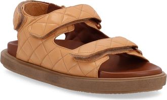 Alohas Hook-Loop Leather Sandal