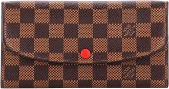 Louis Vuitton Brown Damier Emilie Wallet (Authentic Pre-Loved)