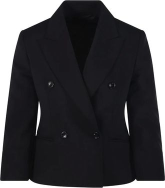 Max Mara double-breasted blazer - women - Fabric - 44 - Black