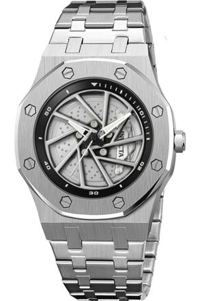 Invicta Speedway 69486 Herenhorloge - Quartz Uurwerk - Metaal met Zilveren Wijzerplaat - 42 mm