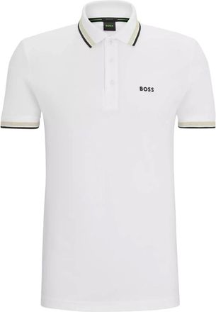 HUGO BOSS Hombre, Camisetas, Blanco, Talla: L