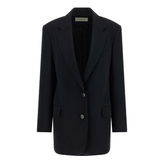 Dries Van Noten Basti Single-breasted Cr&ecirc;pe Blazer - female - Dries Van Noten - Blazers - Black - M - Jackets
