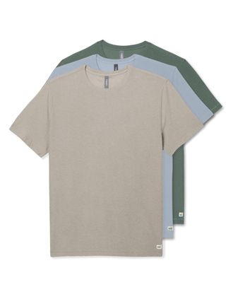 Vuori Clothing Strato Tech T-Shirt Multipack | Multi 3 | XS, Size Extra Small