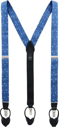 Trafalgar Store 32MM Polka Dot Convertible Braces, Navy