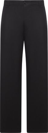 Gucci COTTON TWILL TROUSERS WITH WEB DETAIL - Gucci - Man