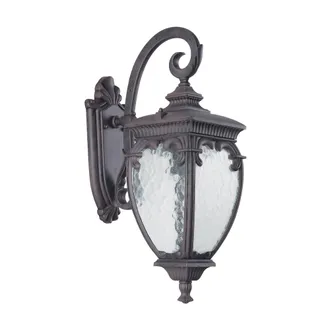 Maytoni Maytoni Fleur Applique Esterno Nero E27 Ip44 Alluminio
