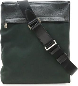 Louis Vuitton Pre-owned Cross Body Bags, female, Black, Size: ONE SIZE Pre-owned Canvas louis-vuitton-bags