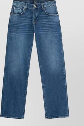 7 For All Mankind calie straight leg explorer denim trousers
