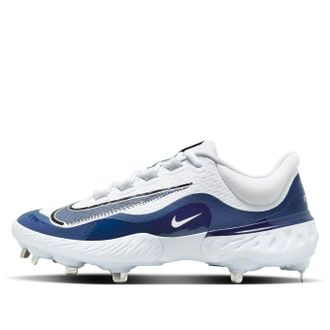 Nike Cleats Alpha Huarache Elite 4 Low White Blue FD2745-103