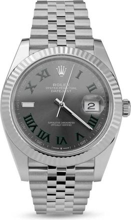 Rolex Pre-owned Rolex Datejust Automatic Chronometer Silver Dial Mens Watch 126334 SRJ