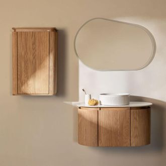 Sklum Conjunto De Muebles De Ba&ntilde;o En Madera Carsone Sklum