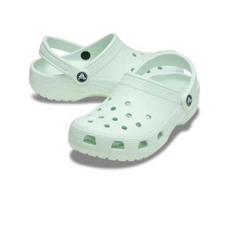 Crocs Classic 10001-3YF Clog Mens Mint Round Toe Comfort Casual Shoes MOT75