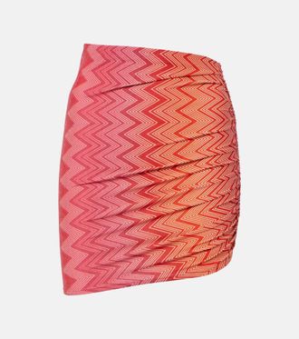Missoni Zigzag lame miniskirt