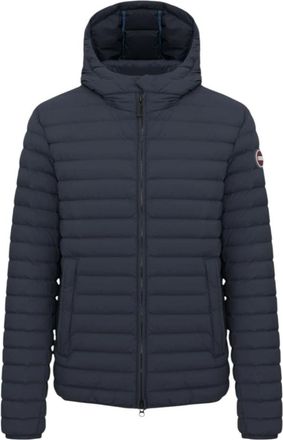Colmar Jassen, Heren, Blauw, M, Polyester, Blauwe Lichtgewicht Gewatteerde Jas