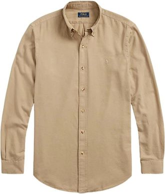 Polo Ralph Lauren Casual overhemd - Heren - Casual Overhemden - Beige - 2XL - Overhemden
