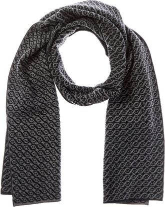 Portolano Jacquard Wool Scarf