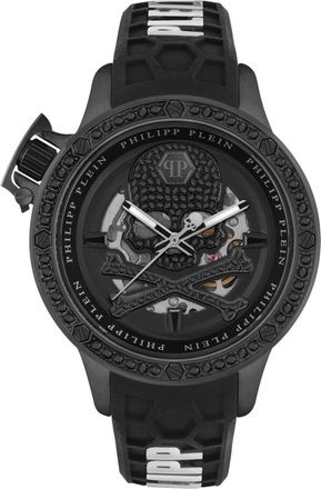 Philipp Plein Plein Rich 46mm Horloge - Heren - Horloges - Zwart - ONE Size - Accessoires
