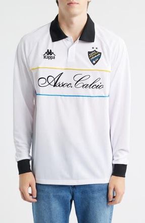 Kappa Olafure Authentic Soccer Shirt in White - Black at Nordstrom Rack, Size Xx-Large