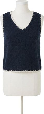 Z Supply Yessenia Whipstitch Tank In Eclipse