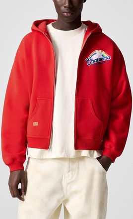 Willy Chavarria Mens Fabuloso zip-up hood sweatshirt