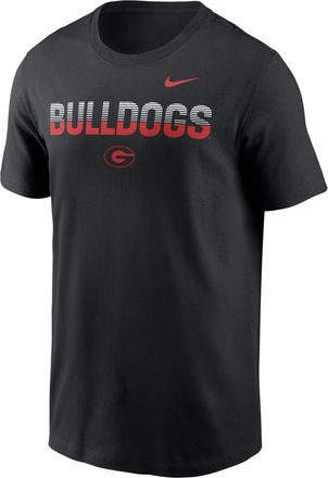 Nike Georgia Primetime Kinetic Nike Mens College T-Shirt in Black | N19900ANGB-59L
