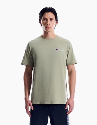 Berghaus Mens Berghaus Mens Front & Back Short Sleeve T-Shirt - Tan - Size: 42