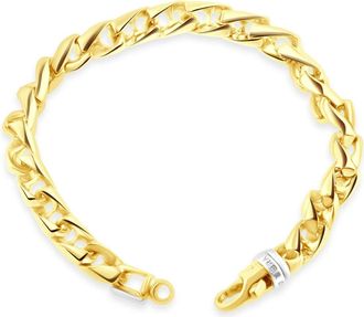 Pompeii3 Mens 14k Gold (85gram) or Platinum (159gram) 8.5mm Diamond Chain Necklace 20