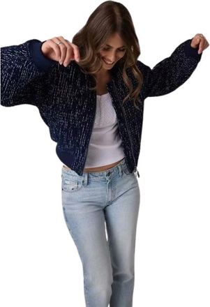 Guess Bomber W6Bl34 W3800 - - Jackets - Donna - Blu - M