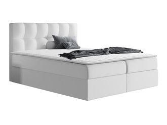 Mirjan24 Cama Continental Aedes, Soft 017, Doble, Continental, 140x200, Cuero Ecol&oacute;gico, Somieres, 146x208x103cm