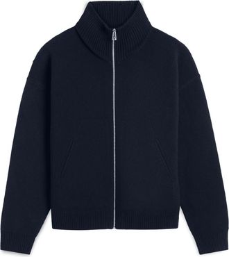 Axel Arigato Core Zip-Up Sweater - Heren - Vesten - Blauw - XL - Wol - Truien & Vesten