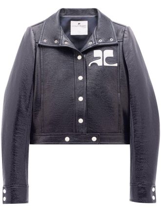 Courrèges Jack met logopatch - Blauw