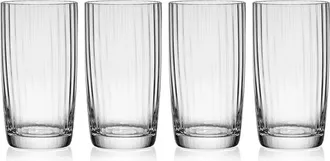 Mikasa Optic 18Oz Highball Glasses, Set Of 4